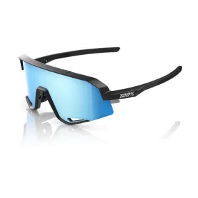 100% SLENDALE - Matte Black - HiPER Blue Multilayer Mirror Lens