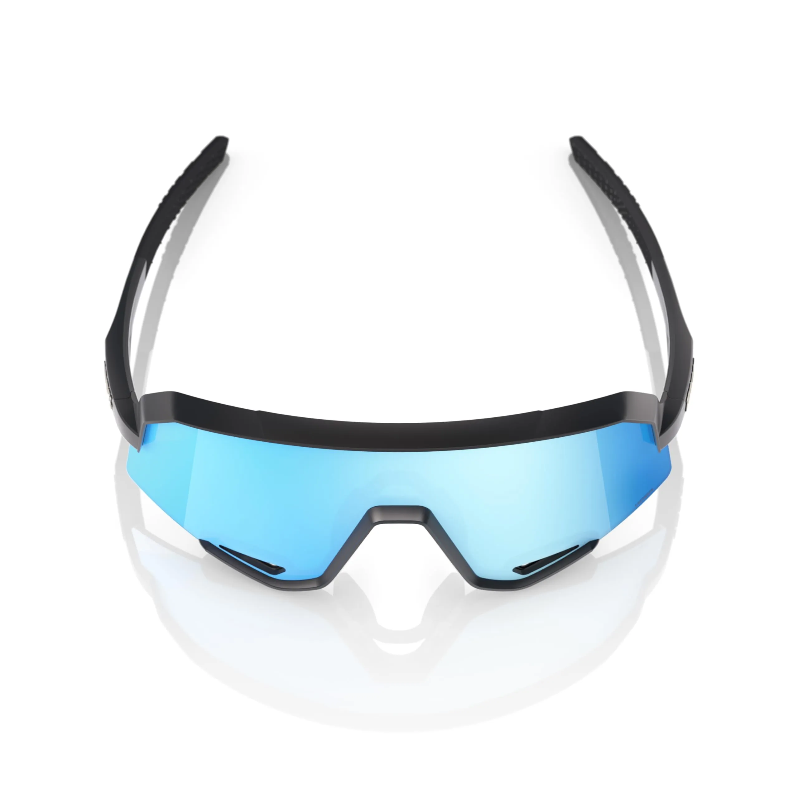 100% SLENDALE - Matte Black - HiPER Blue Multilayer Mirror Lens