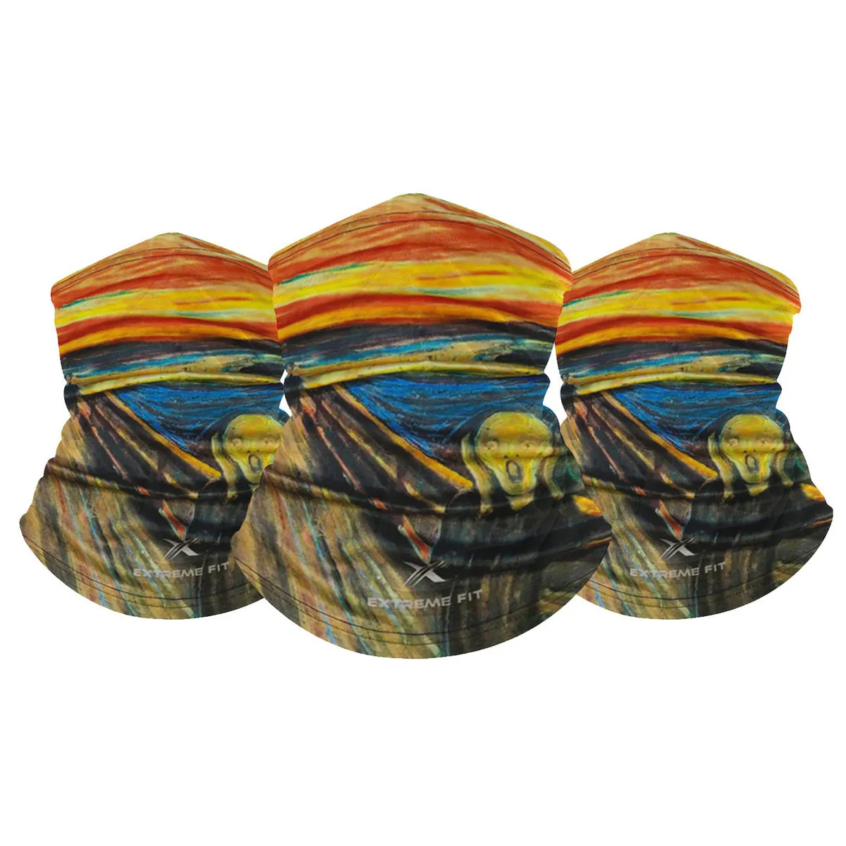 3-Pack: Headband, Bandanas, Scarf, Neck Warmer, Head Wrap, Multi Functional Gaiter for Sports or Everyday Wear