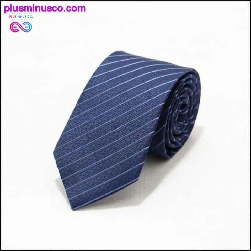 46 Color Sale 7CM Men Ties Polyester Stain Stripes Polka