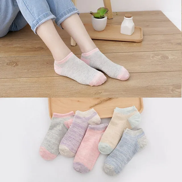 5 pairs Women's Short Socks