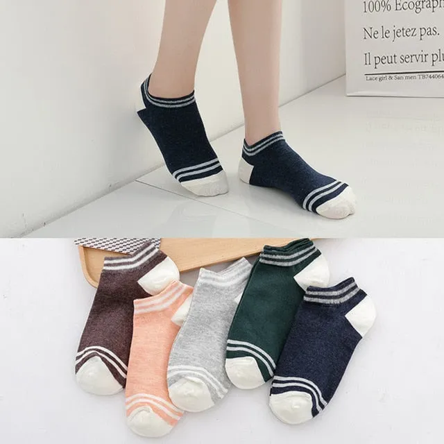 5 pairs Women's Short Socks