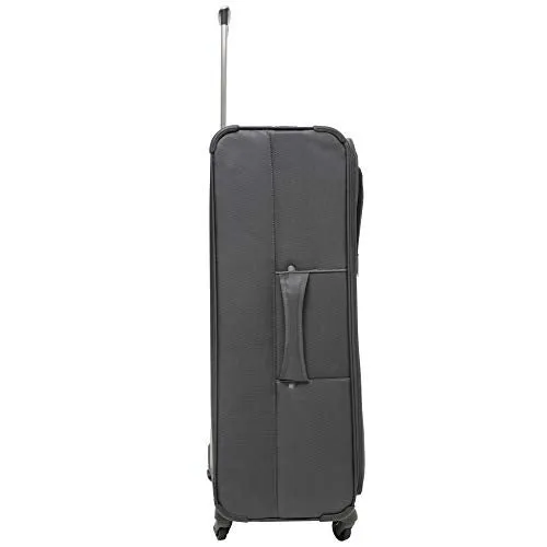 Aerolite Reinforced Super Strong and Light 4 Wheel Lightweight Cabin & Hold Check in Luggage Suitcase, Double-Tube Retractable Trolley Handle, 10 Year Guarantee