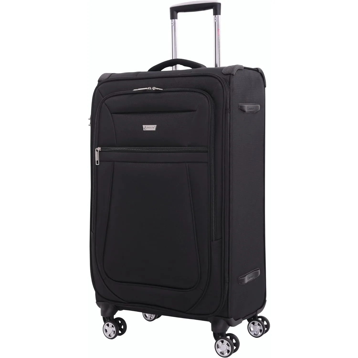 Aerolite Reinforced Super Strong and Light 4 Wheel Lightweight Cabin & Hold Check in Luggage Suitcase, Double-Tube Retractable Trolley Handle, 10 Year Guarantee