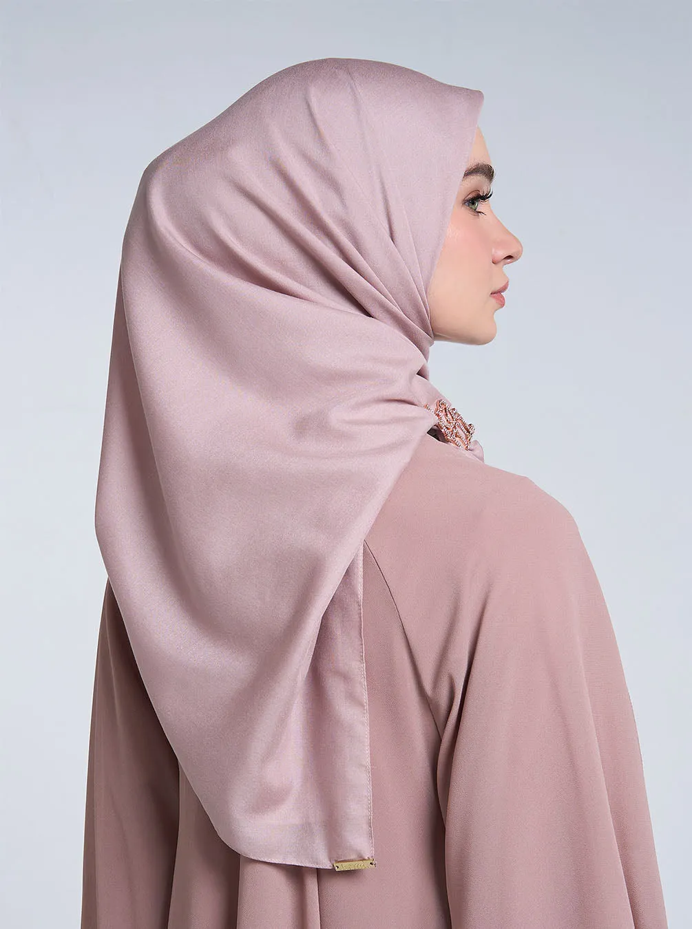 AIRY VOILE SCARF PLAIN LOTUS