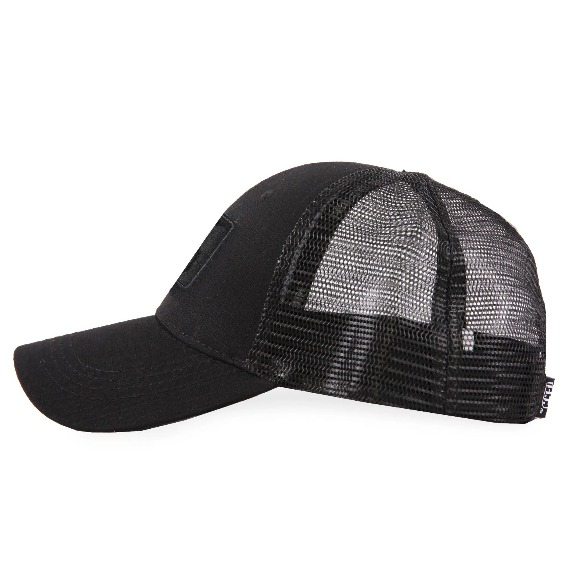 American Flag/HT Velcro Logo- Trucker Mesh Hat