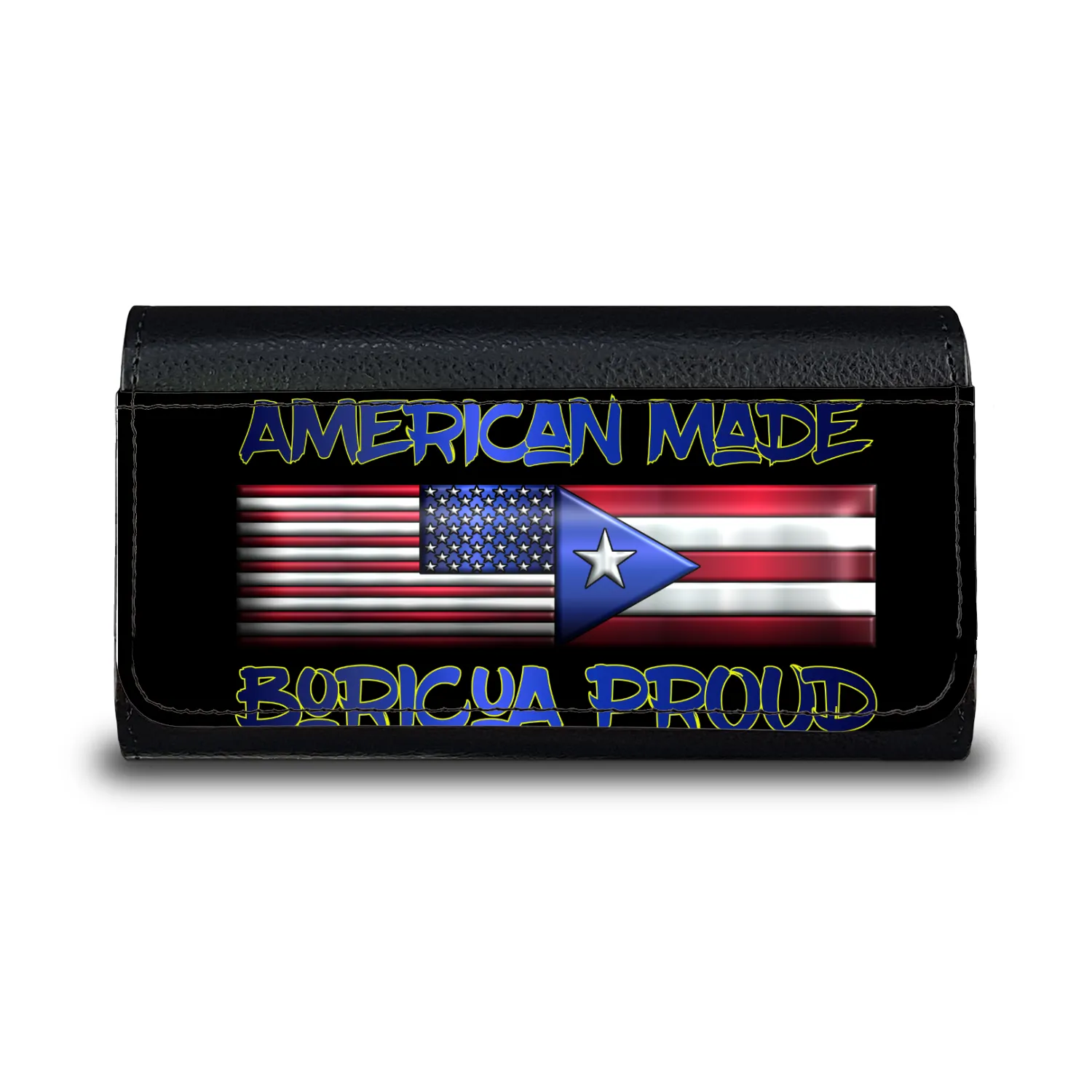 American Made Boricua Proud Glasses Case