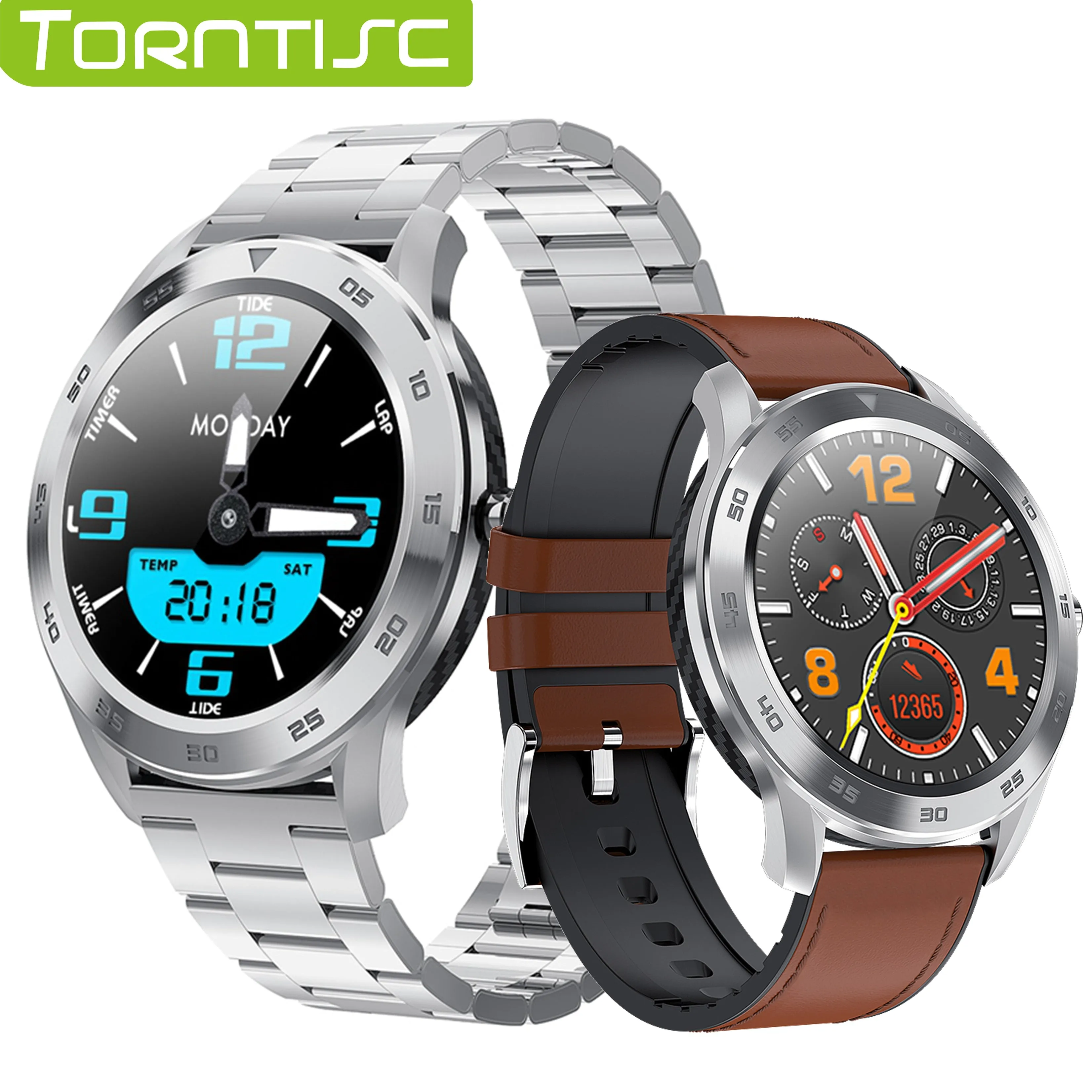 Android-IOS Touch Screen Waterproof Smartwatch with ECG PPG