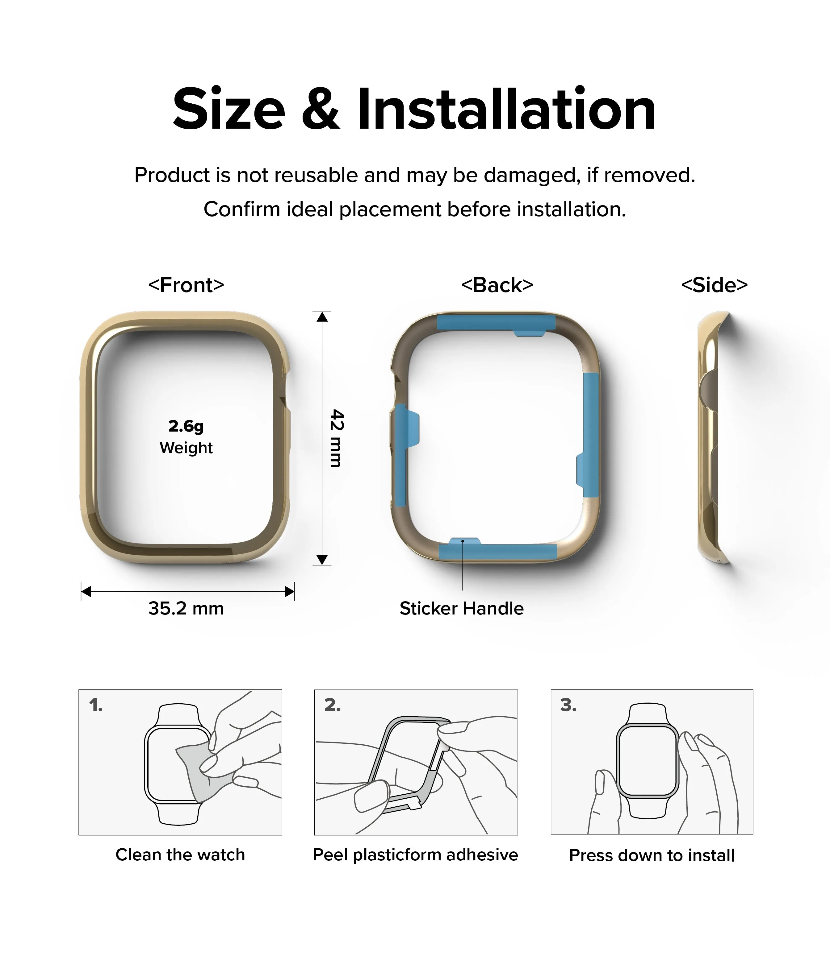 Apple Watch Series (41mm) | Bezel Styling