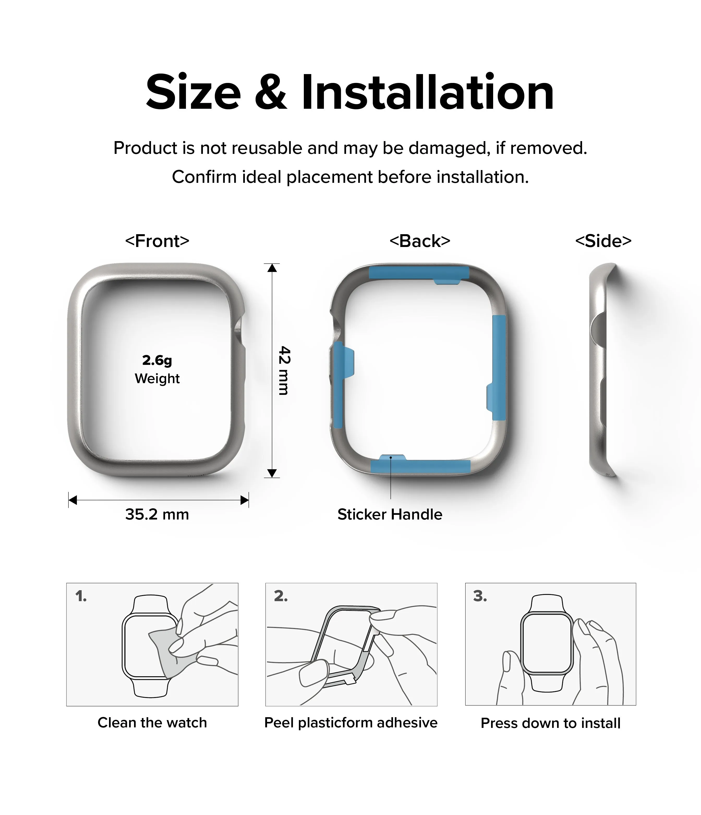 Apple Watch Series (41mm) | Bezel Styling