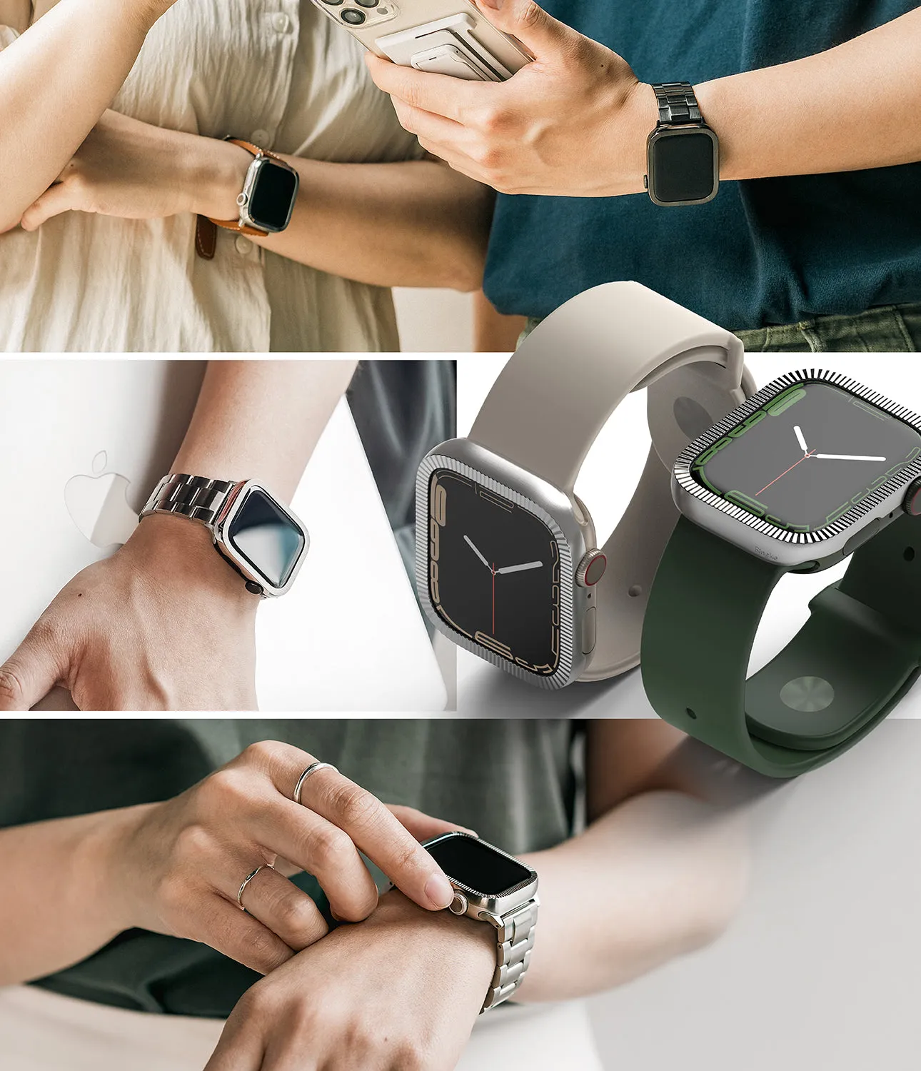 Apple Watch Series (41mm) | Premium Bezel Styling Matte Curve