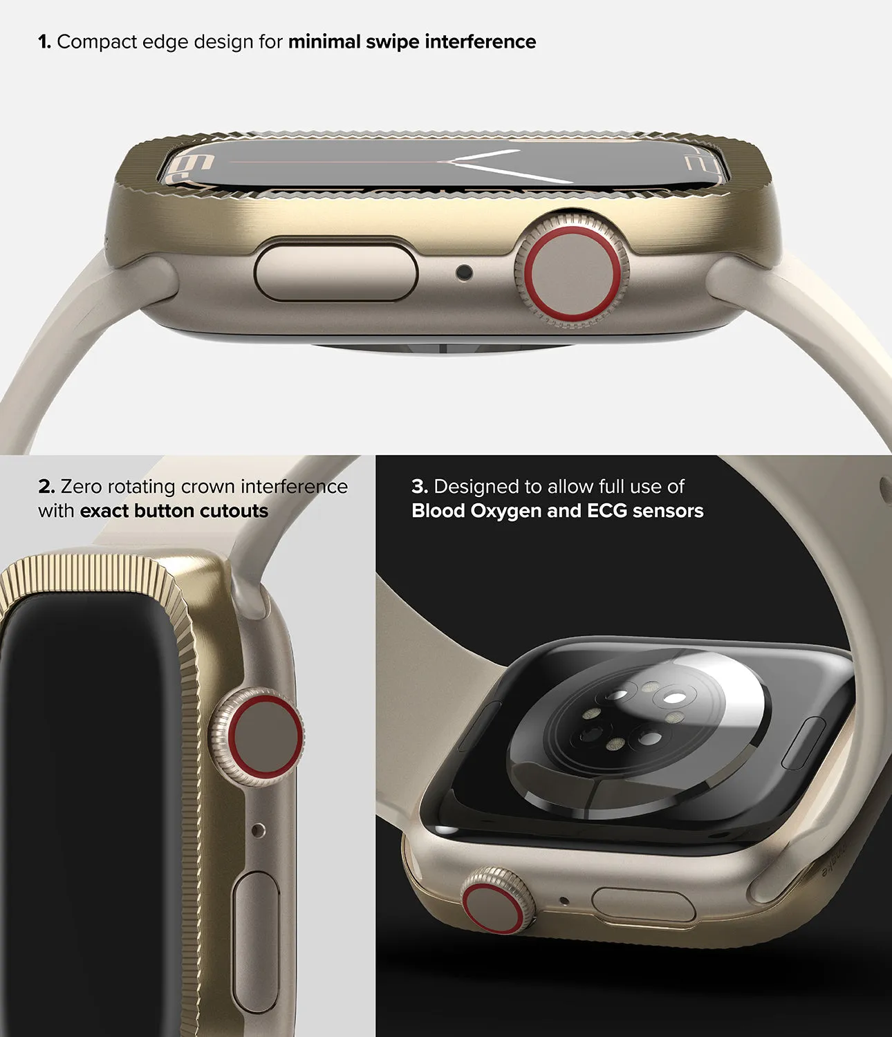 Apple Watch Series (41mm) | Premium Bezel Styling Matte Curve