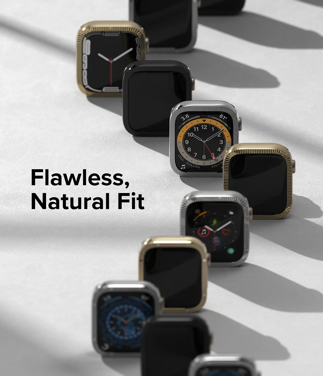 Apple Watch Series (41mm) | Premium Bezel Styling Matte Curve