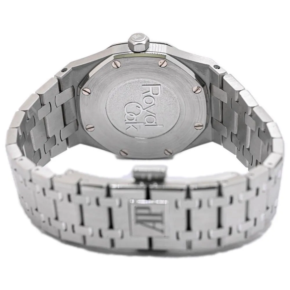 Audemars Piguet Ladies Royal Oak Stainless Steel 33mm Black Stick Dial Watch Reference #: 67650ST.OO.1261ST.01