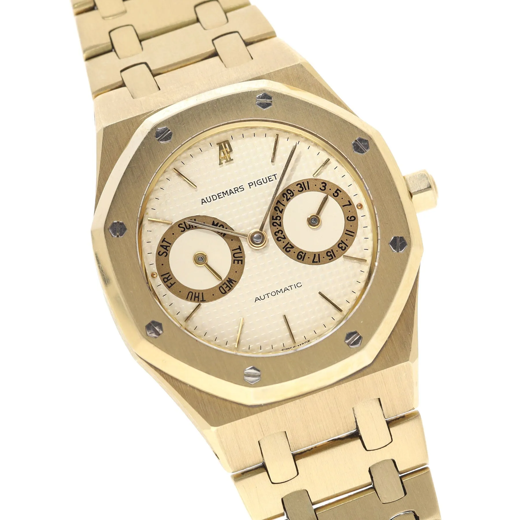 Cream Dial Audemars Piguet Royal Oak Day-Date 25572BA Owl - Enhanced Title for E-Commerce Listing