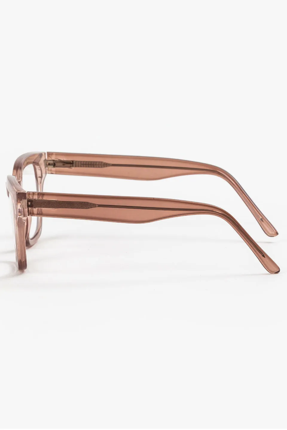 Ava Beige Transparent Reading Glasses