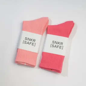 Basic Crew Length Socks [PINK EDITION]