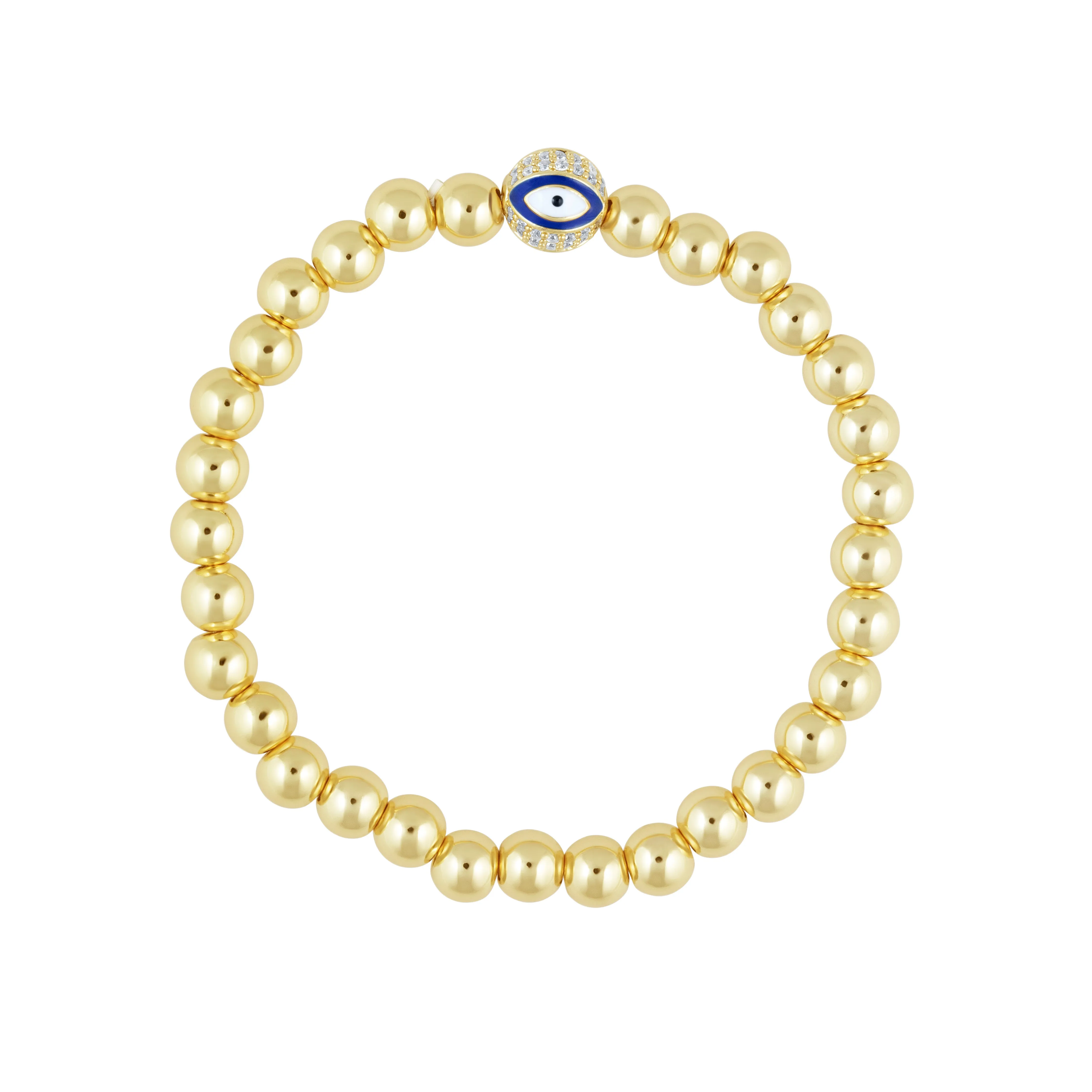 Beaded Evil Eye Bracelet