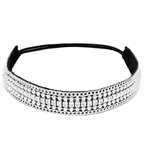 Black & Silver Headband