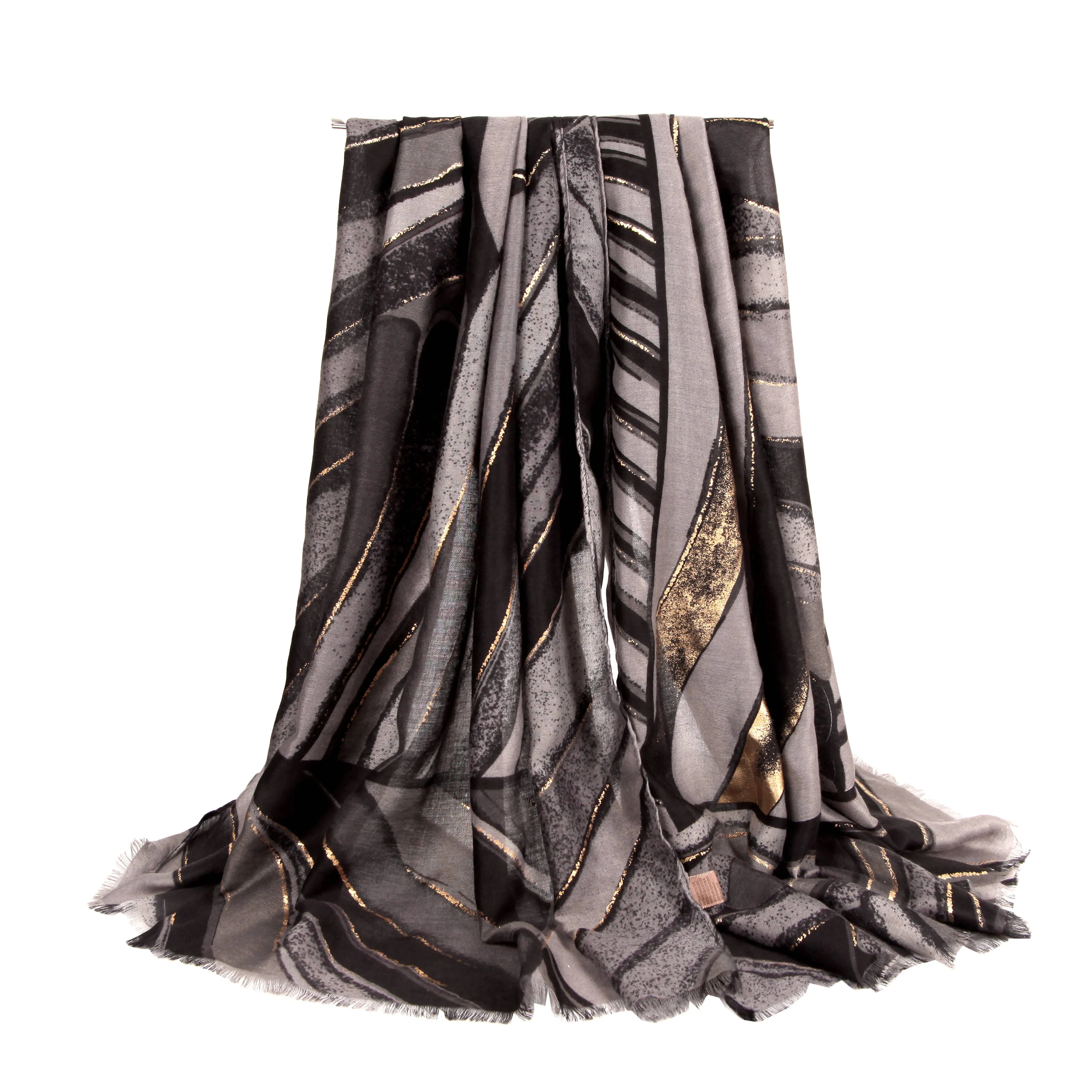 Black and Gold Scarf