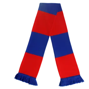 Blue and Red Bar Scarf