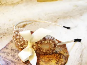 Bridesmaid Headband, Wedding Headband, Rhinestone Headband, Bridal Headpiece, Crystal Accessories, Flower Girl Headband, Holiday Gift