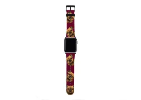 Brussels Griffon Maroon Apple Watch Strap