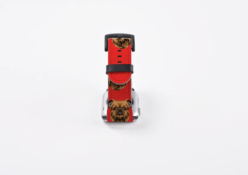 Brussels Griffon Mel Red Apple Watch Strap