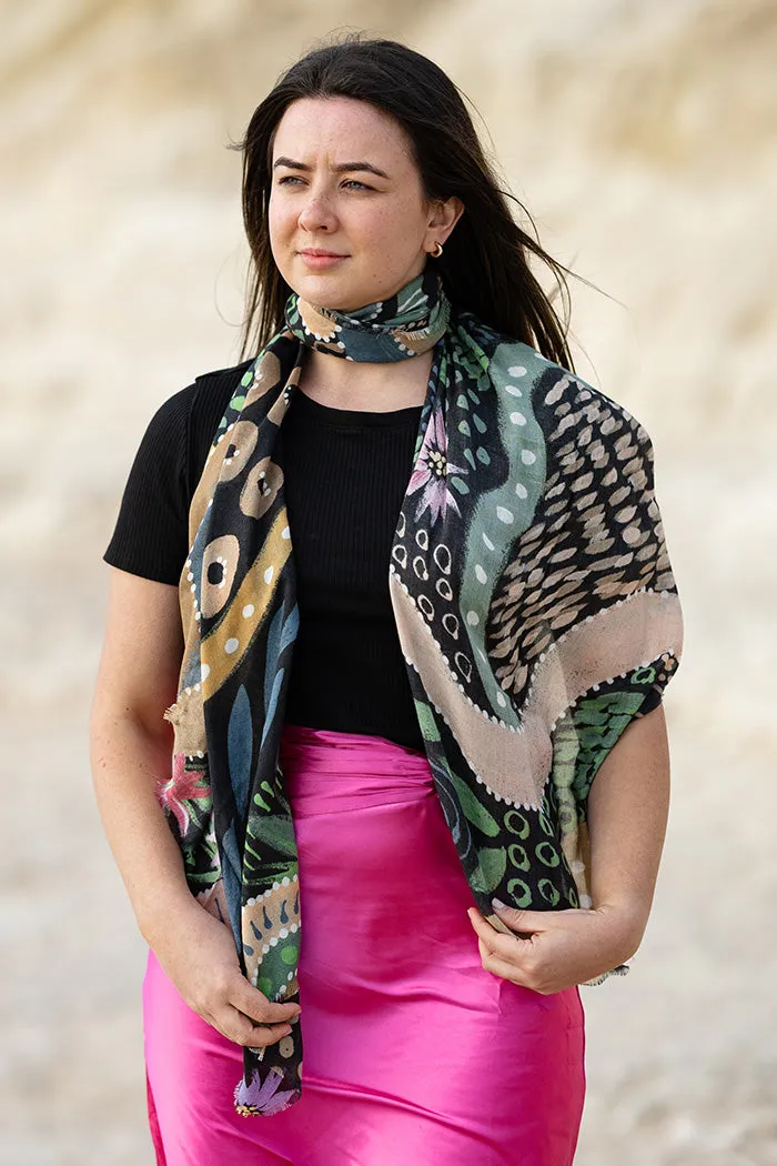 By The Waterhole Modal Wool Blend Premium Scarf