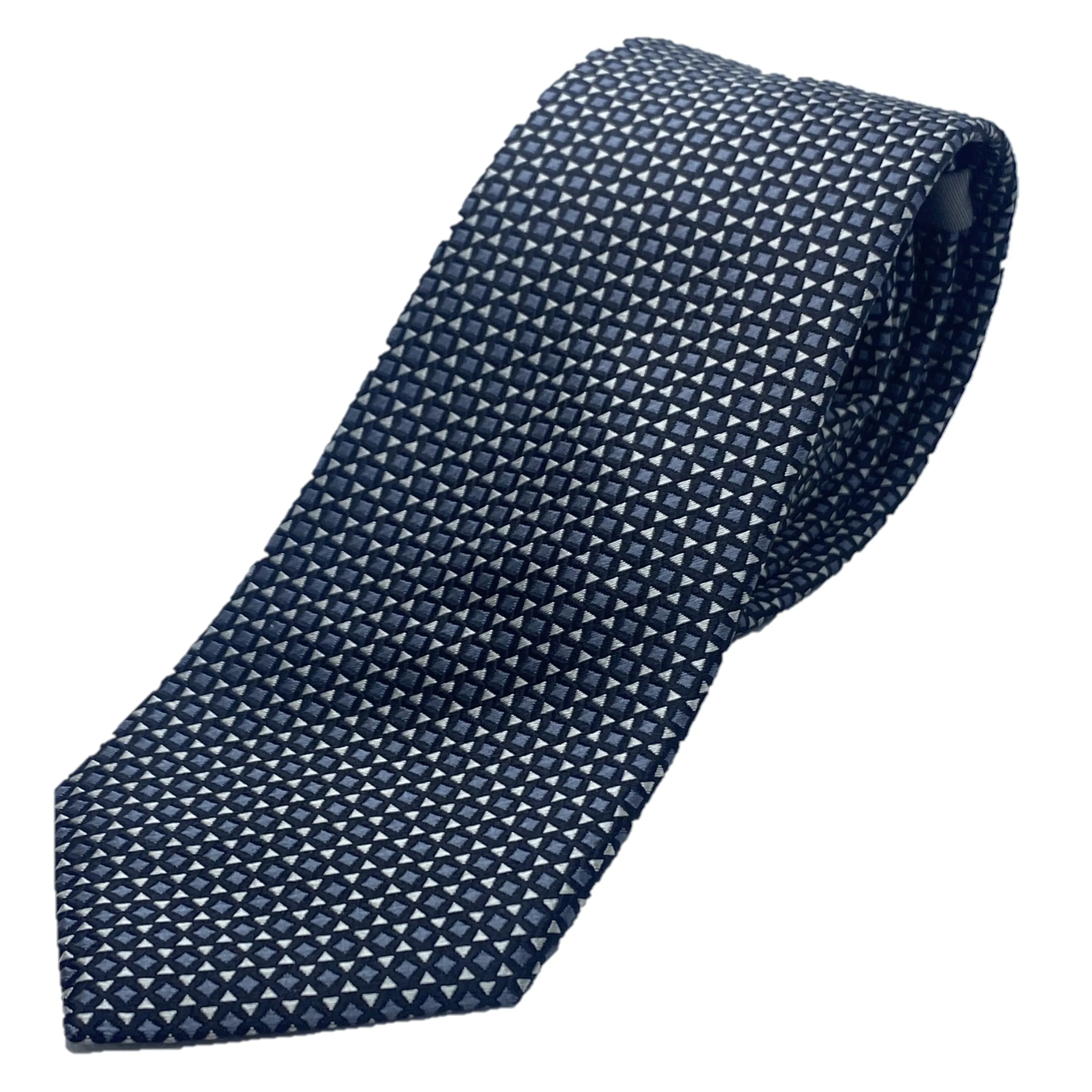 Canali Charcoal Print Tie