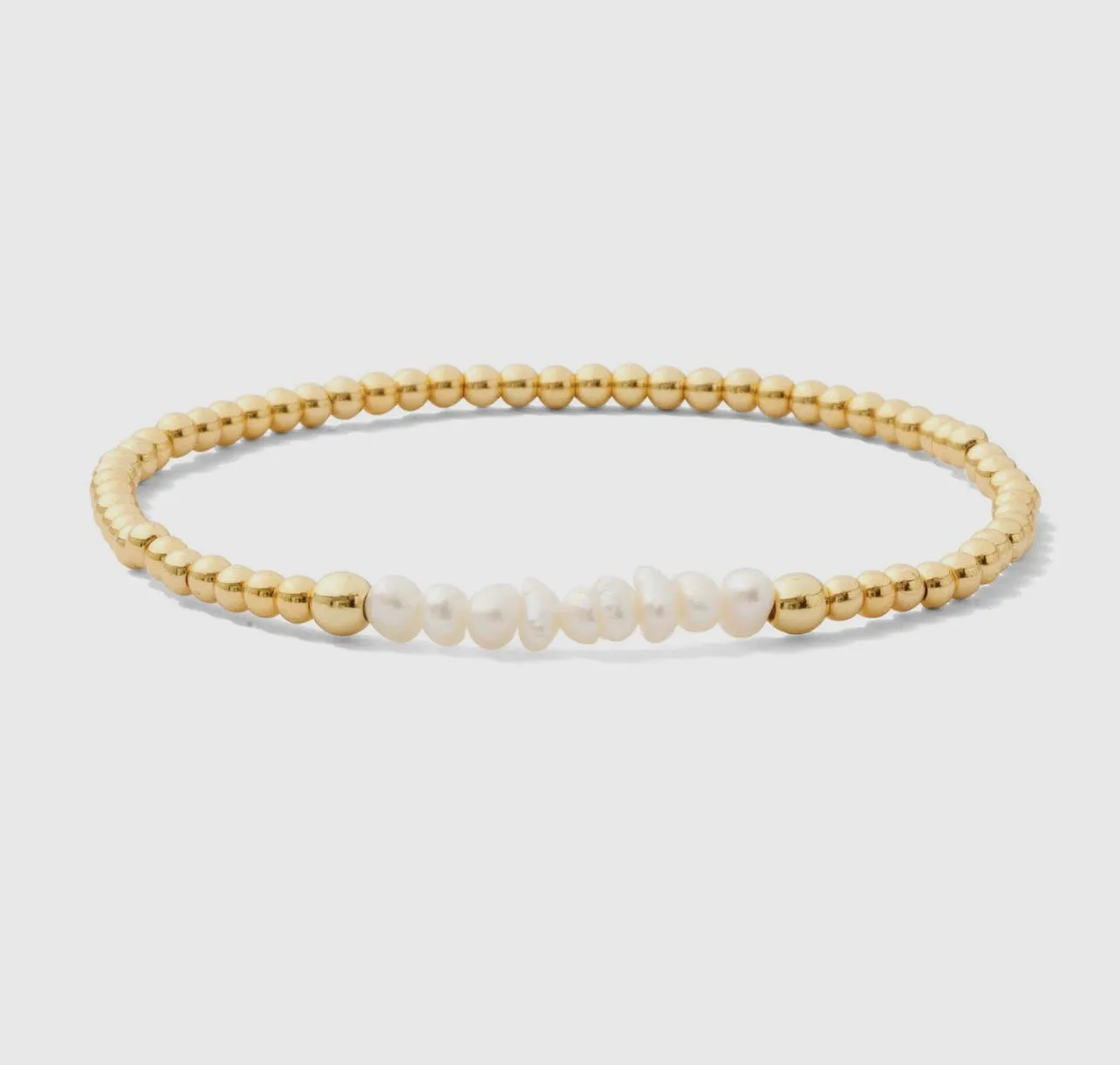 CC PEARL ACCENTED STRETCH BRACELET