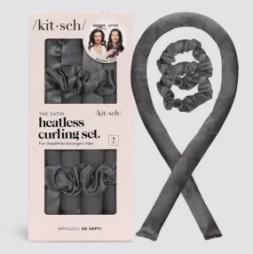 Charcoal Heatless Curling Set