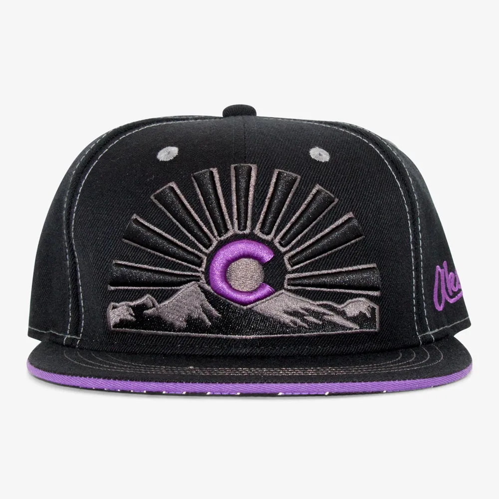 Colorado Sunset Views Flatbill Snapback Hat