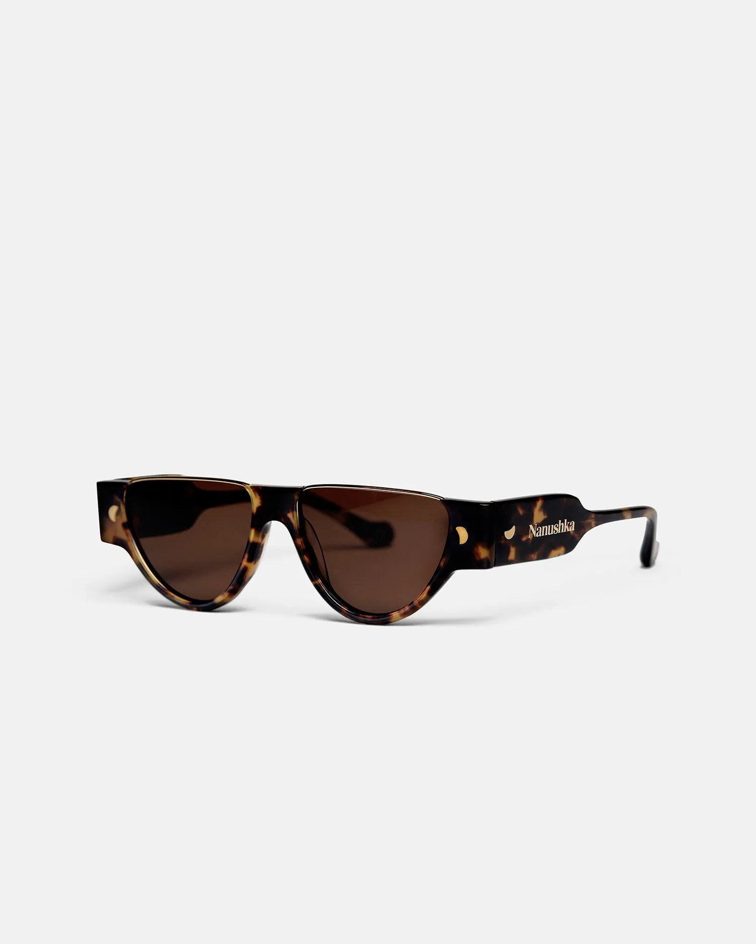 Daylin - Bio-Plastic Triangular Sunglasses - Dark Amber