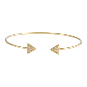 DIAMOND STUD CUFF BRACELET