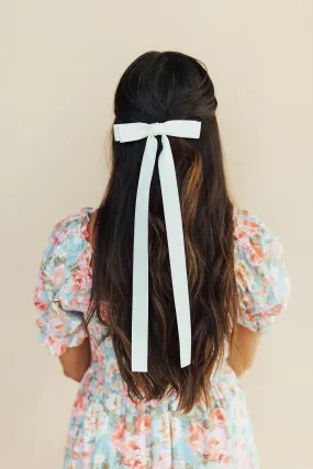 *Double Bow Clip in Cream