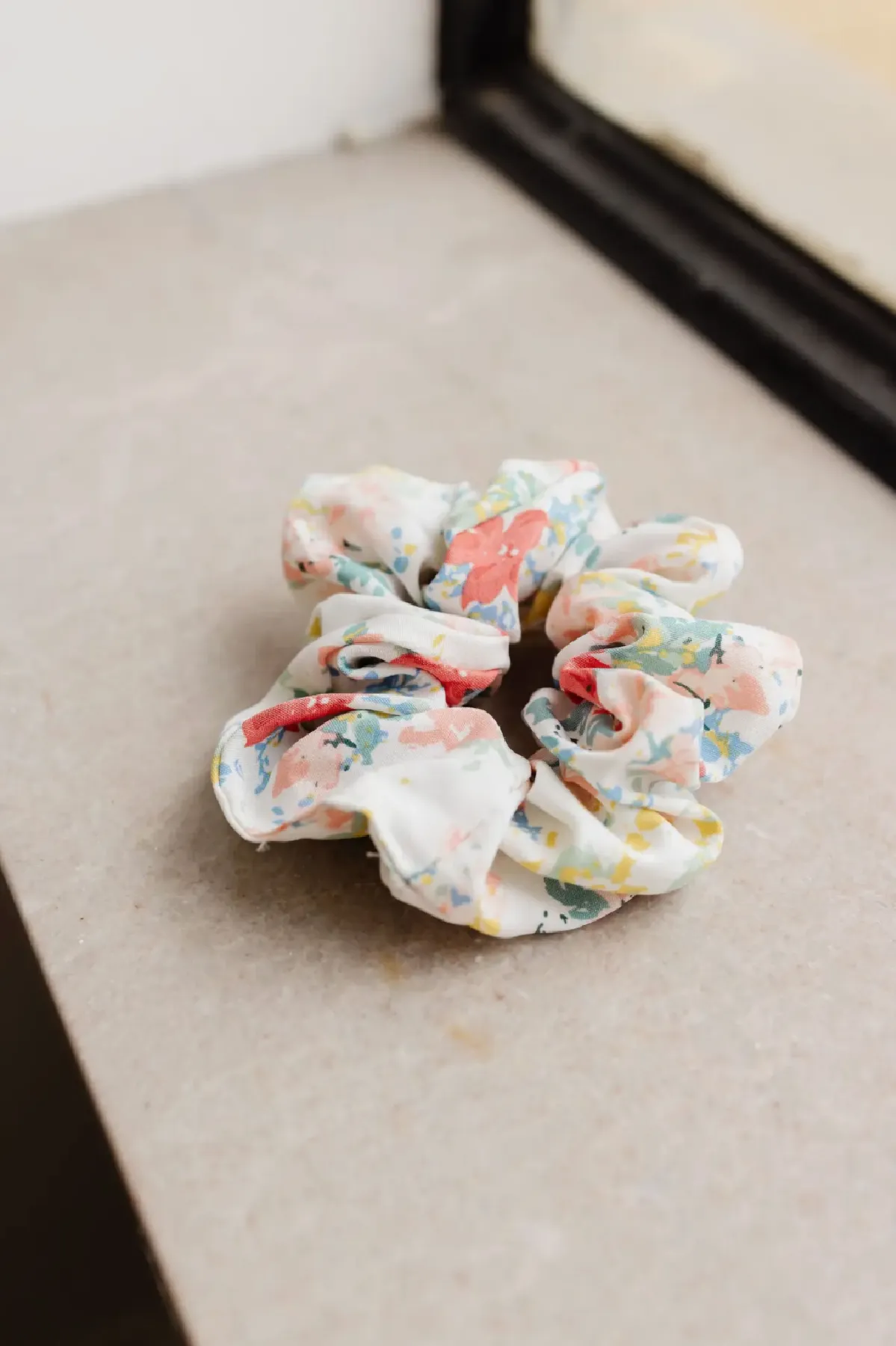 Effortless Floral Oversized Scrunchie