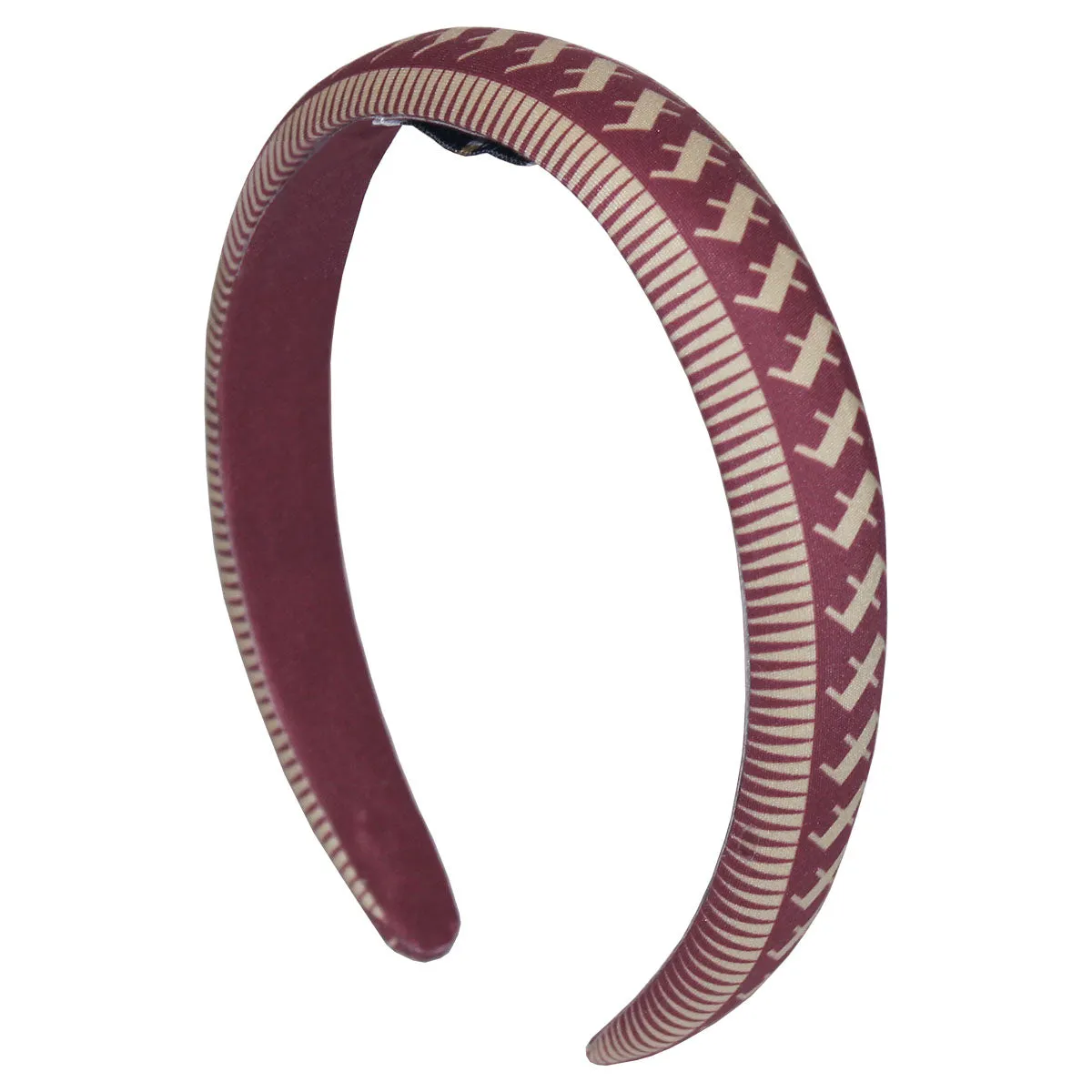 Emerson Street Tribal Pattern Headband - Garnet/Gold