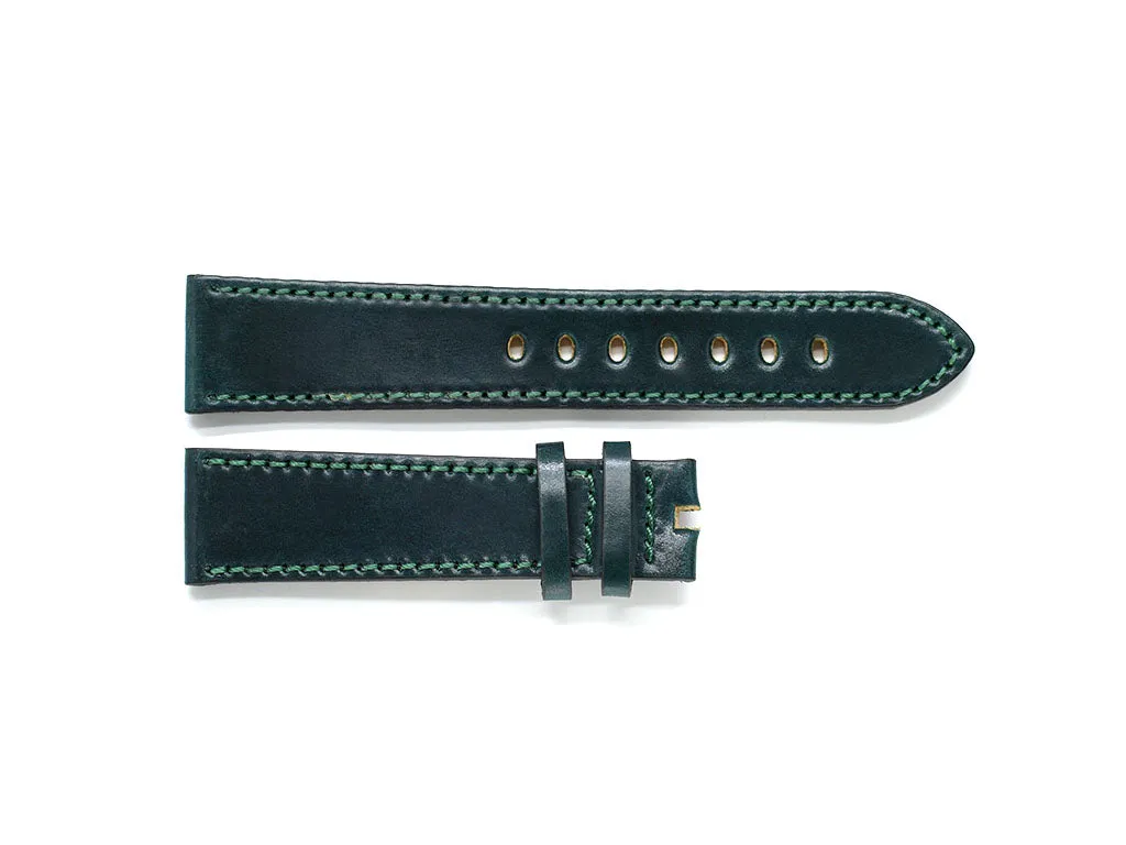 Evant Hunter Green Shell Cordovan Leather Strap