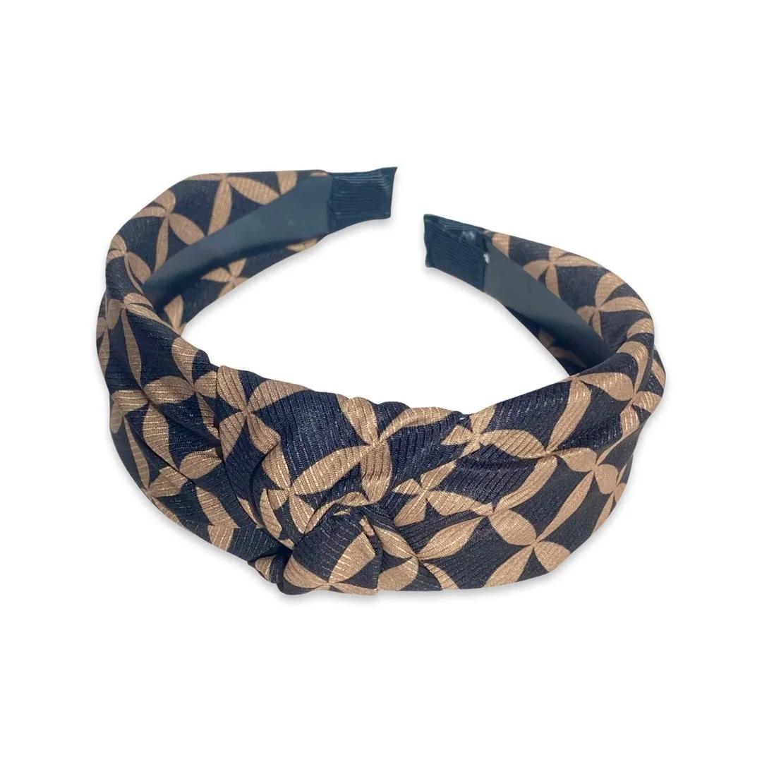 Geometric Knot Wide Headband