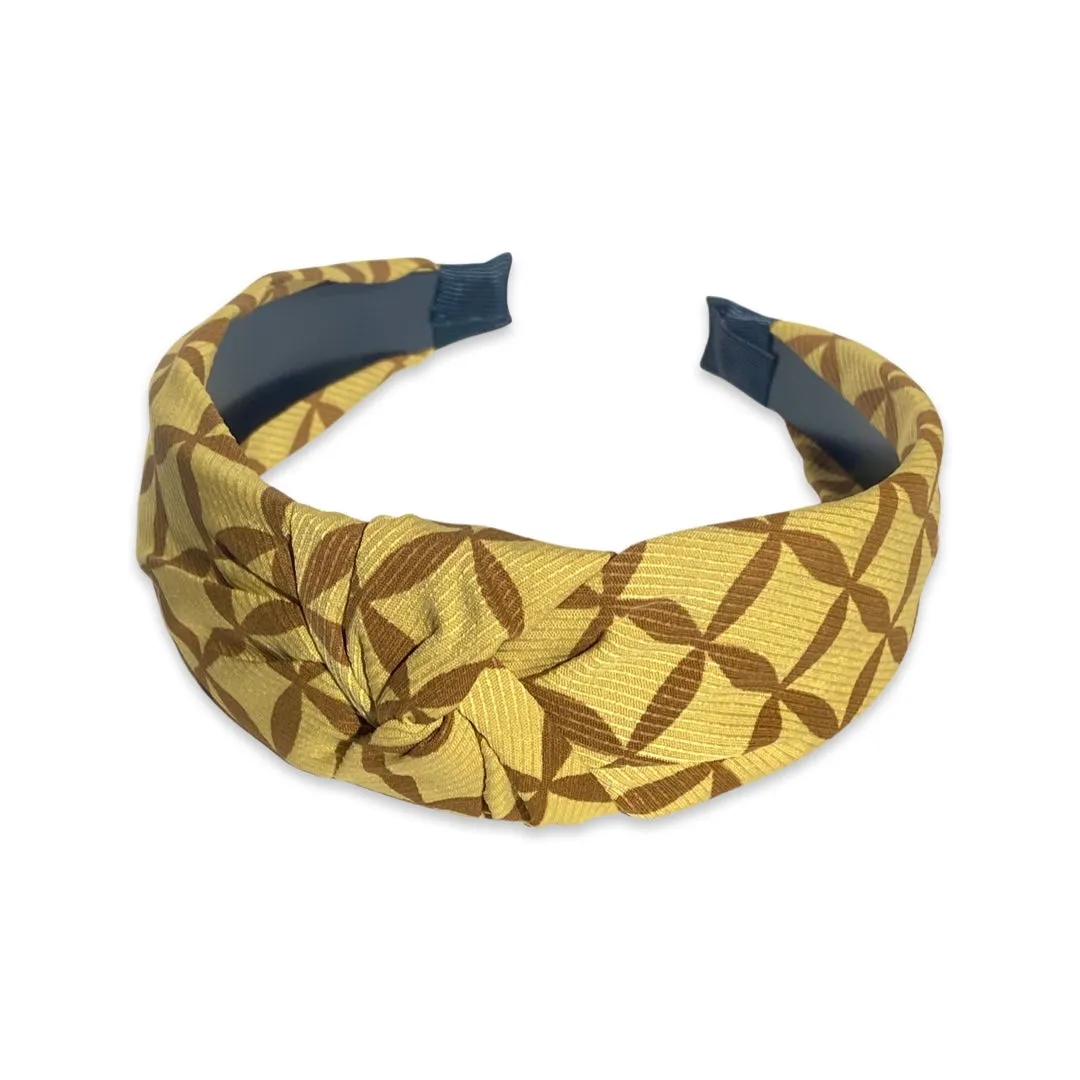 Geometric Knot Wide Headband