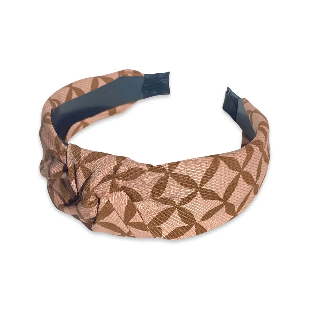 Geometric Knot Wide Headband