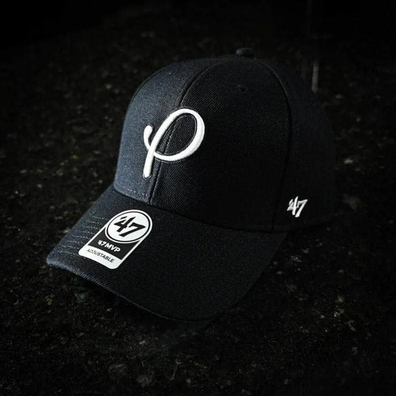 Gold Presidents P X '47 Brand MVP Hat - Black