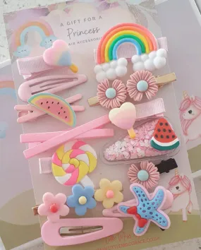 H13 Children's Hair Clip Set