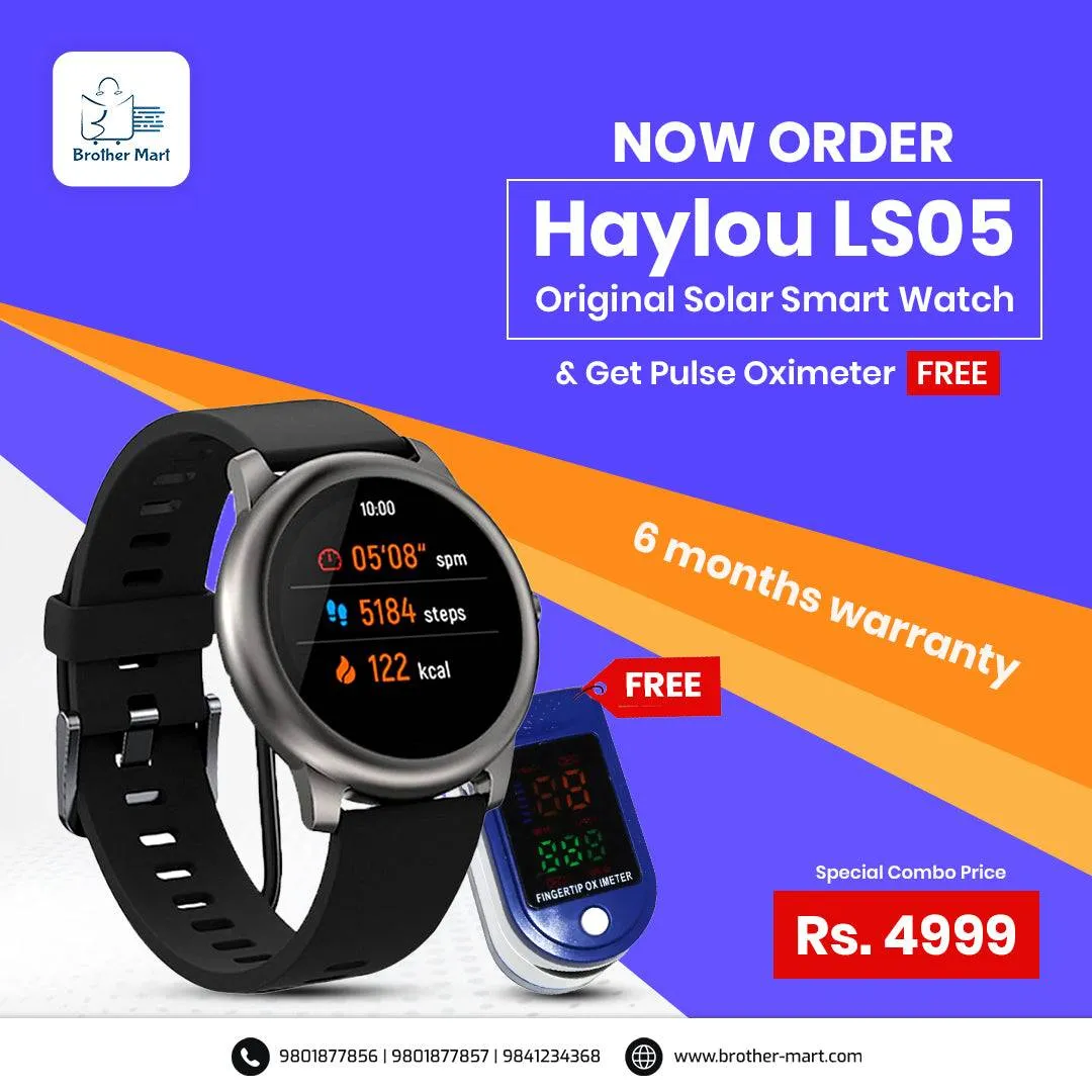 Haylou LS05  Get Free Oximeter