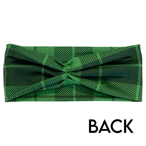 Headband - Green Plaid