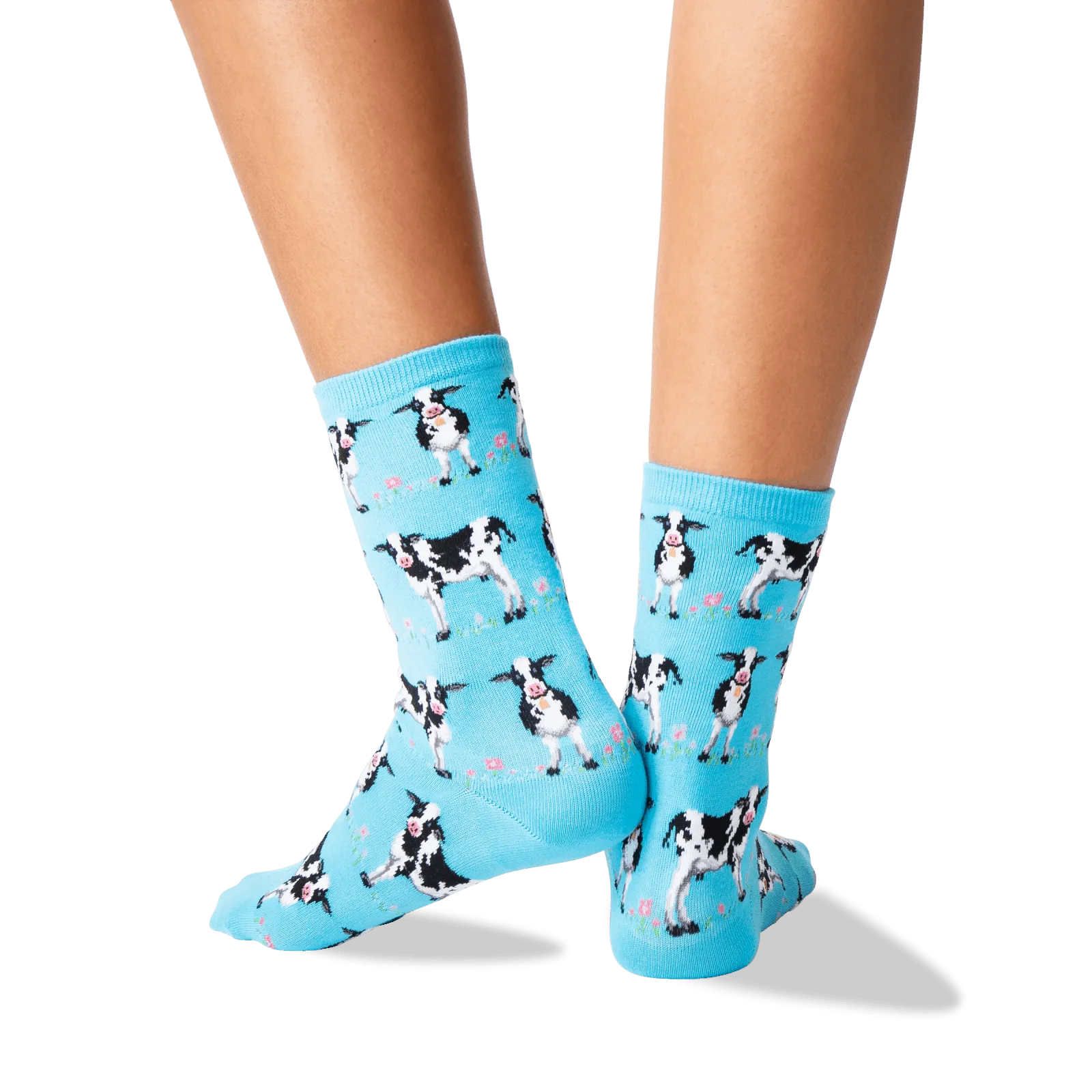 HOTSOX Women's Cows Crew Socks