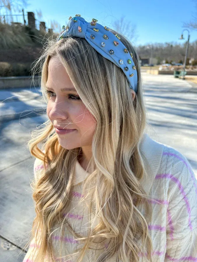 Jewel Knotted Headband