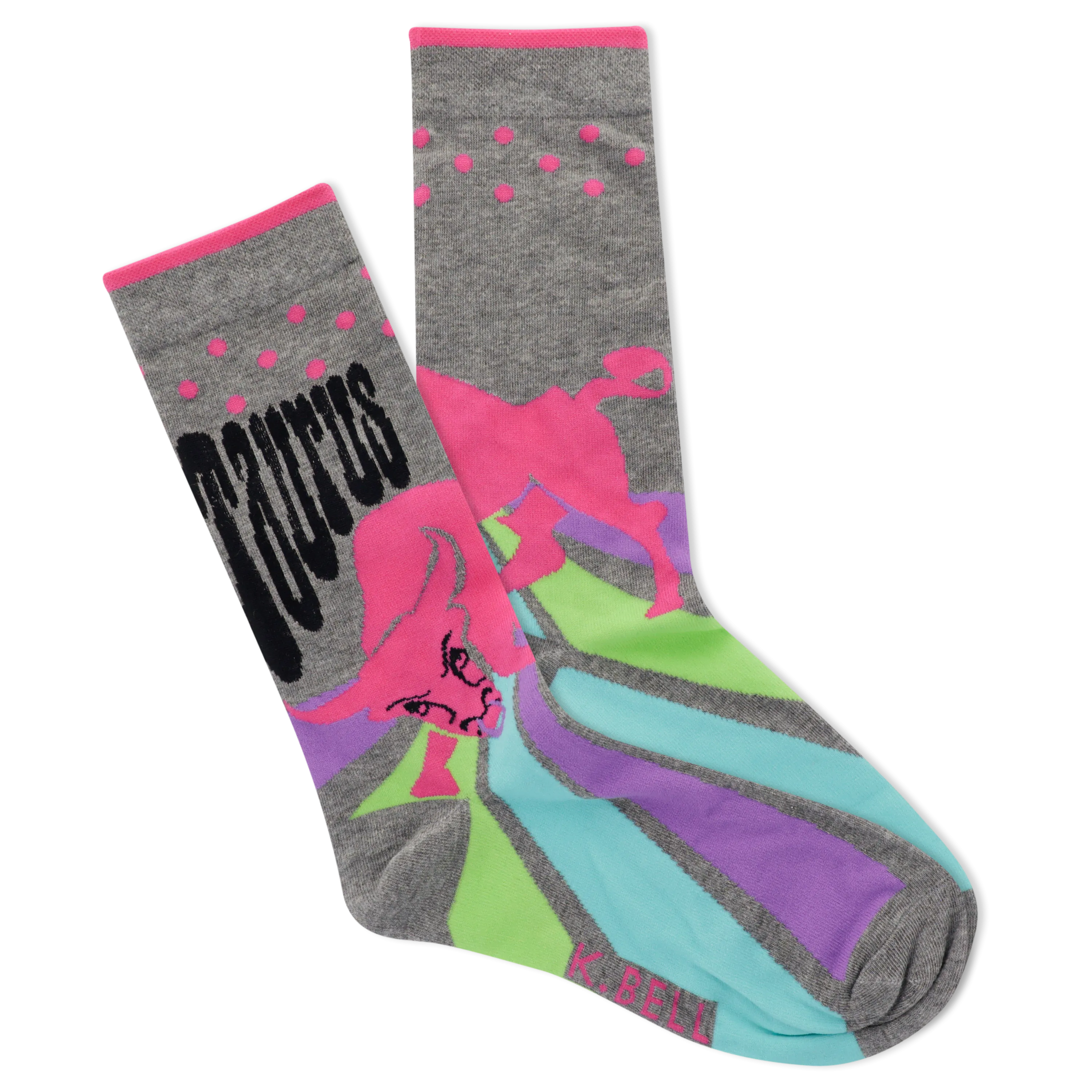 K.Bell Women's Astrology Taurus Crew Socks