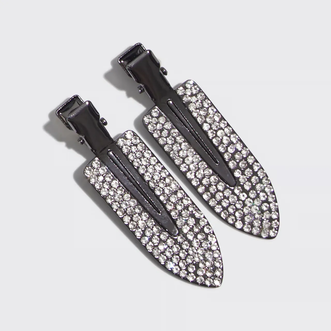 Kitsch - Mini Rhinestone Creaseless Clips 2pc Set